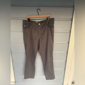 Peter Millar Gray Casual Pants